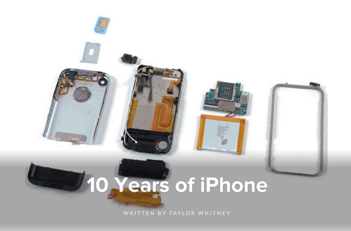 iFixit、歴代｢iPhone｣の分解レポートのまとめ記事｢10 Years of iPhone｣を公開