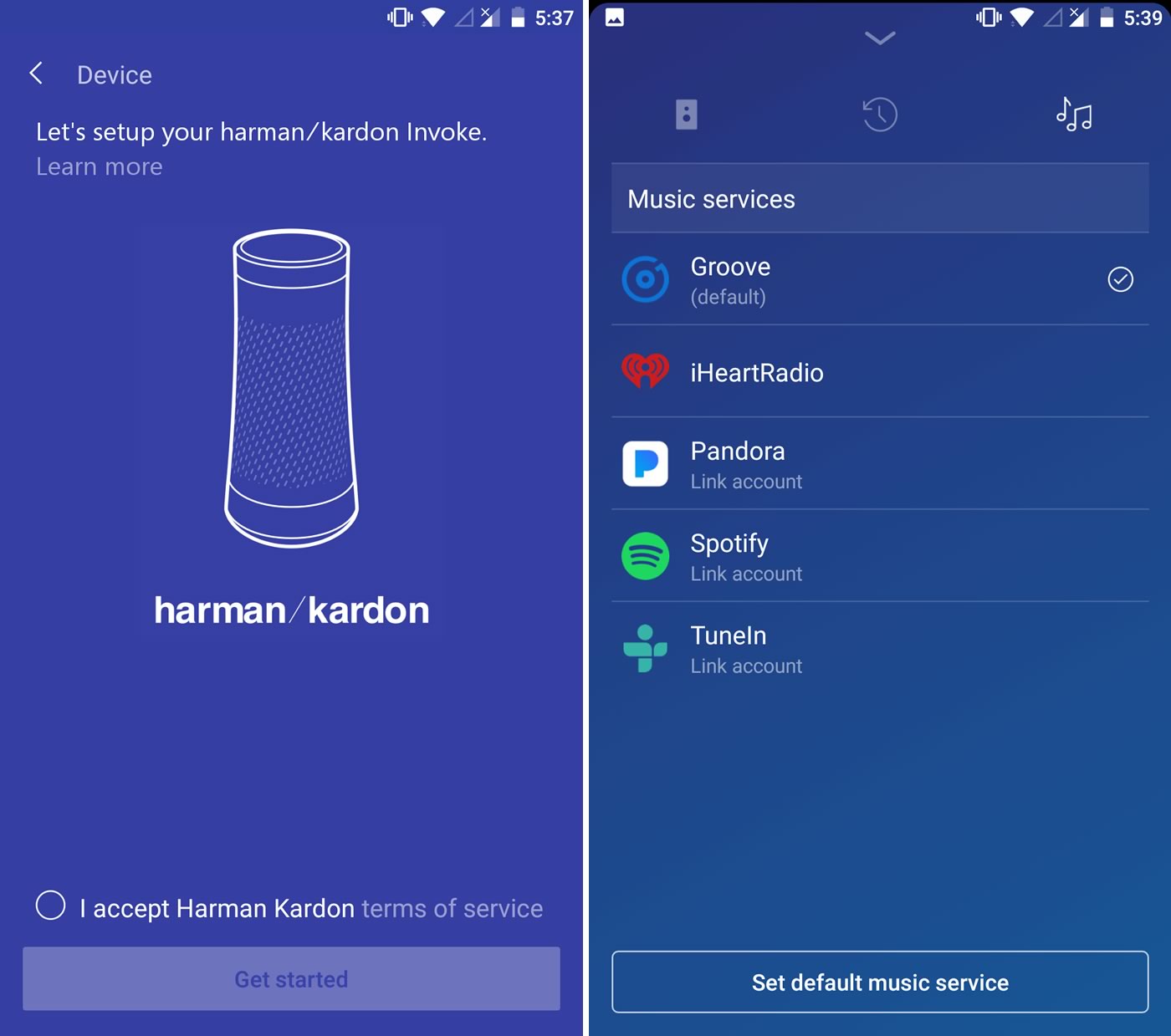 Cortana対応音声アシスタントスピーカー｢Harman Kardon Invoke｣、音楽ストリーミングサービスの｢Spotify｣などをサポート