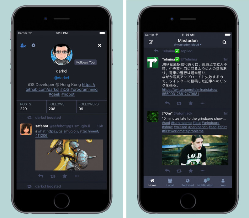 ｢Mastodon｣の新しいiOS向けクライアントアプリ｢Mastodon-iOS｣が登場 ｰ マルチインスタンスに対応