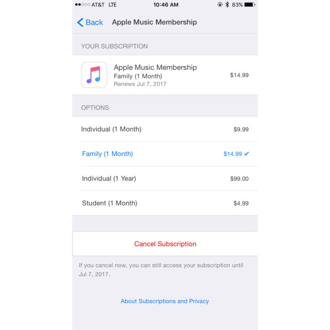 【UPDATE】Apple、｢Apple Music｣に99ドルの年額プランを導入