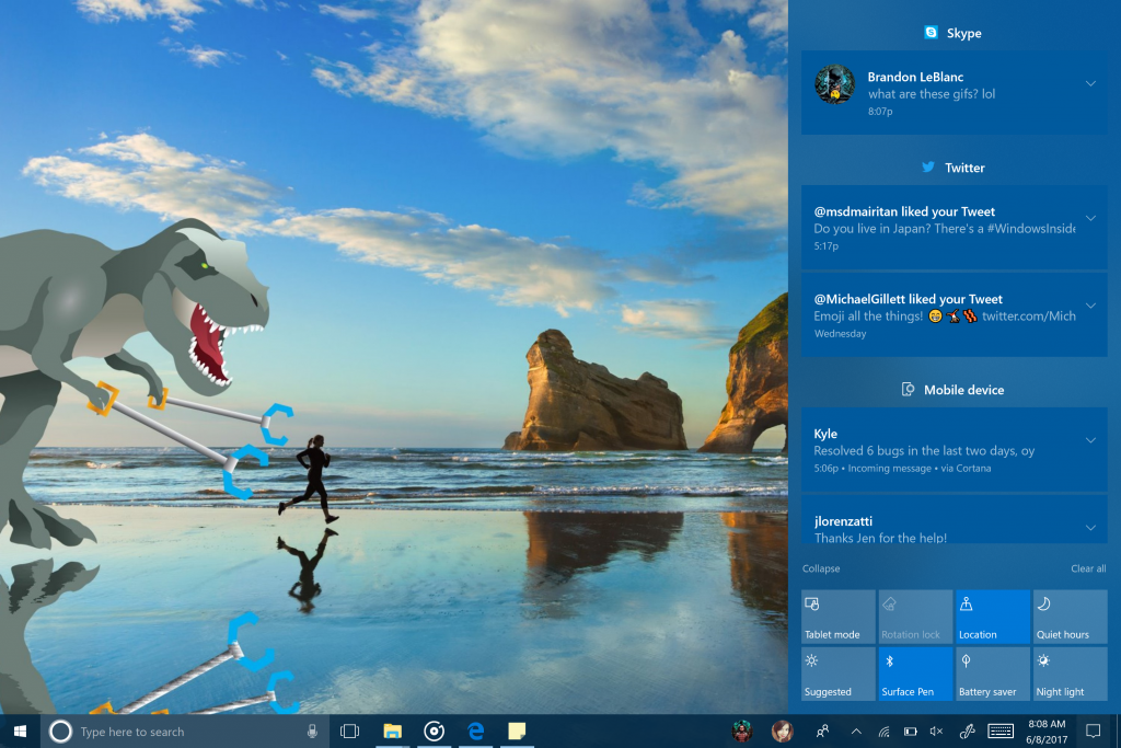 Microsoft、最新のプレビュー版｢Windows 10 build 16215｣と｢Windows 10 Mobile build 15222｣を公開