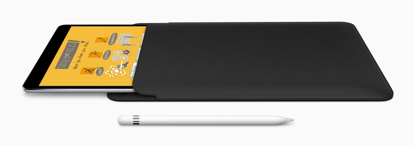 Apple、10.5インチ版｢iPad Pro｣向けなどの純正アクセサリを販売開始 ｰ レザースリーブやApple Pencilケースなど