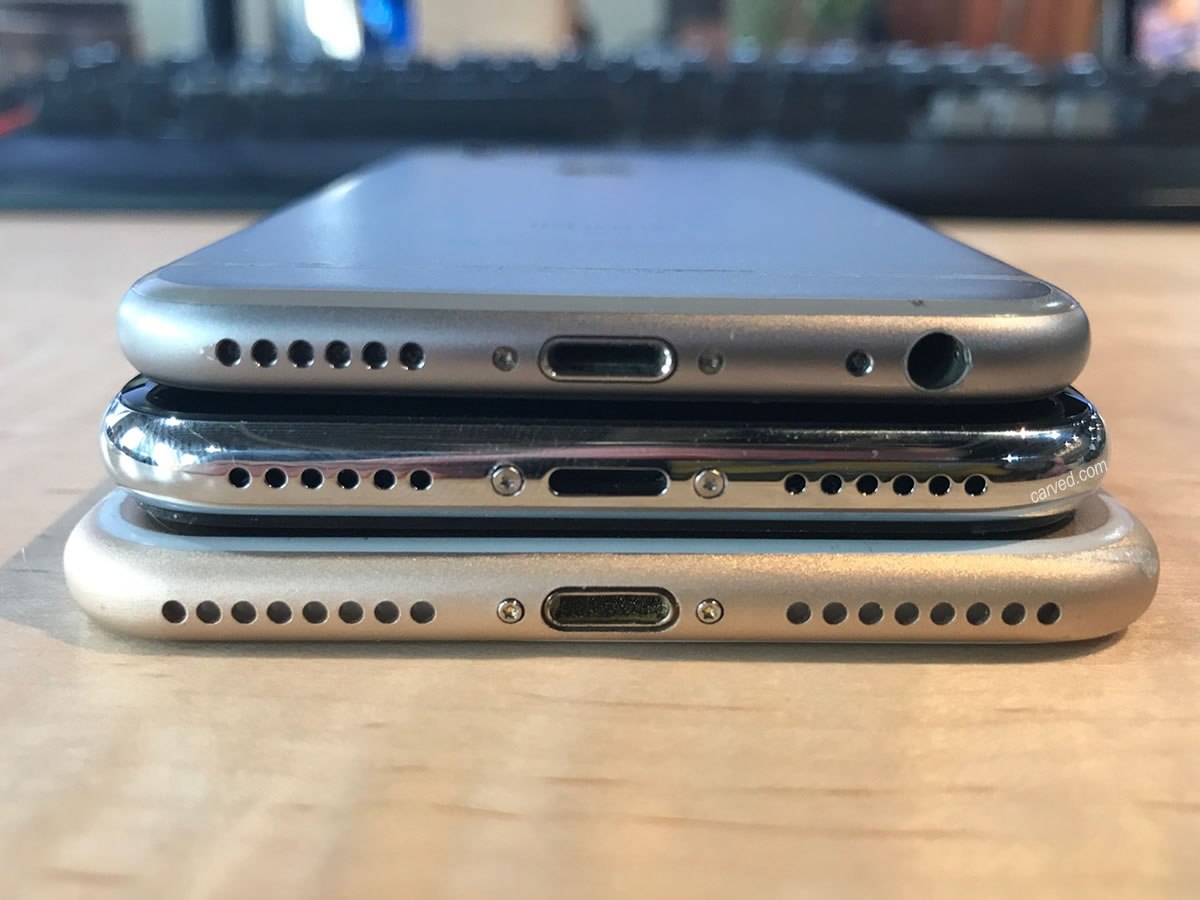 ｢iPhone 8｣のモックアップと｢iPhone 6s｣や｢iPhone 7 Plus｣を比較した新たな写真