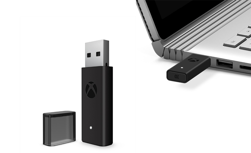 Microsoft、XboxのワイヤレスコントローラーをWindows 10搭載PCにワイヤレス接続可能なアダプタを8月24日に発売へ