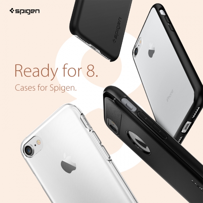 Spigen、｢iPhone 8/8 Plus｣用ケースを販売開始 ｰ 発表記念で最大62%オフ