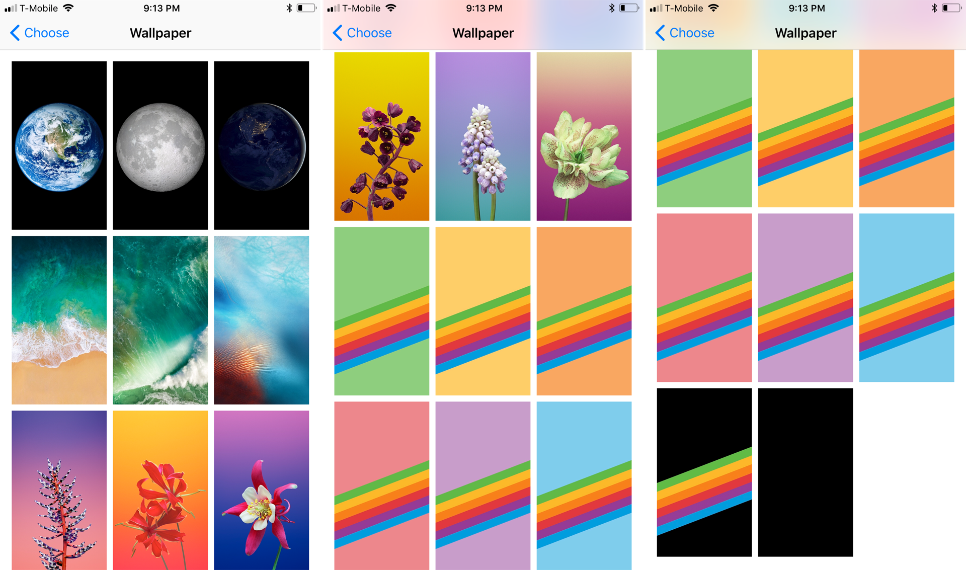 ｢iOS 11｣のGM版が流出 ｰ 17枚もの新しい壁紙が追加されている事が明らかに