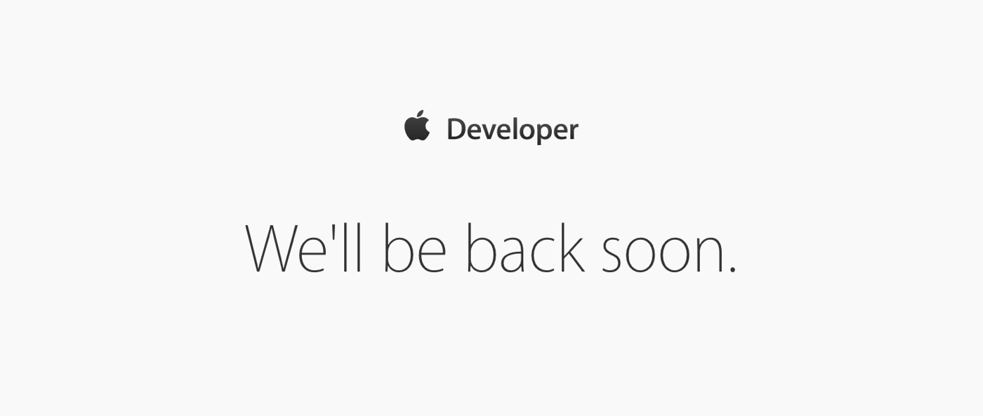 Appleの開発者向けサイトがダウンした件、原因はハッキングではなくバグだった事が明らかに