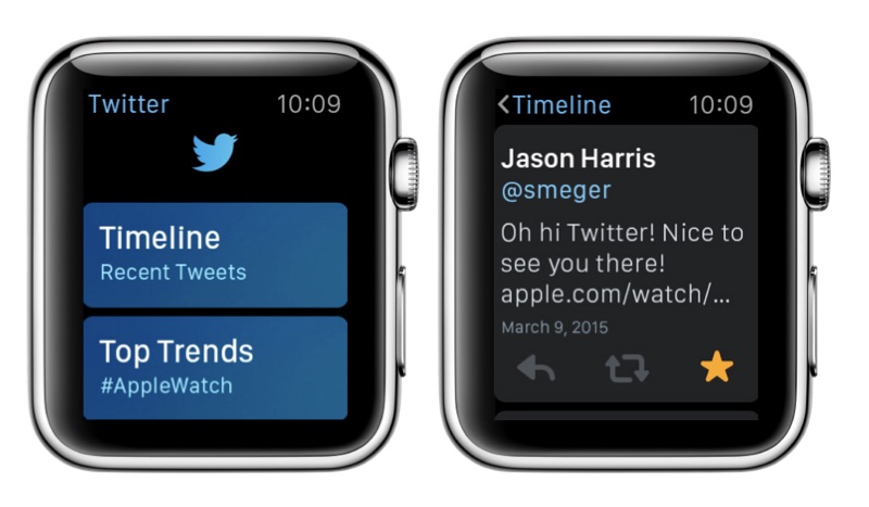 Twitter、｢Apple Watch｣向けアプリの提供を停止