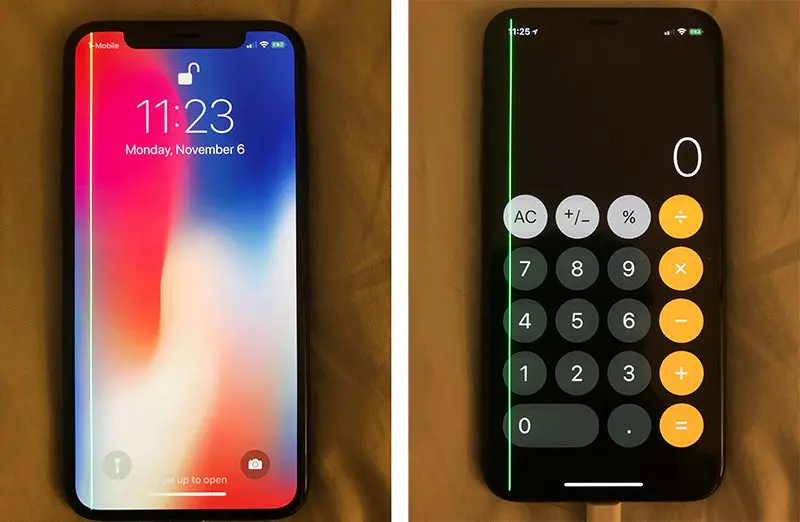 iPhone X｣のディスプレイに緑色の線が表示される不具合が複数報告され
