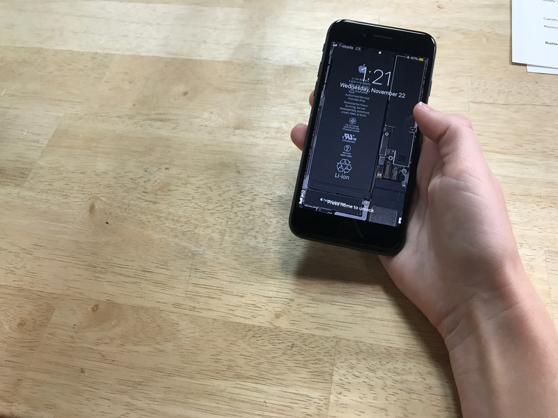 Ifixit Iphone 8 8 Plus の内部が透けて見えるような壁紙を公開 気になる 記になる