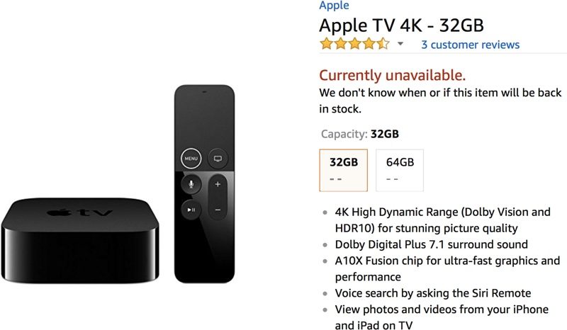 Amazon、｢Apple TV｣や｢Google Chromecast｣の販売を再開