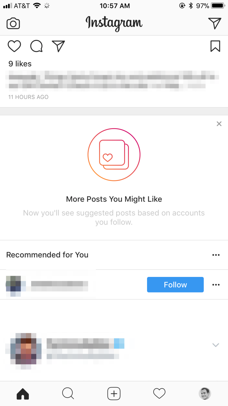 Instagram、フィードに｢あなたへおすすめ｣が表示されるように