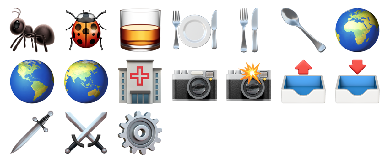 Apple Ios 11 2 で一部の絵文字のデザインを微調整 気になる 記になる