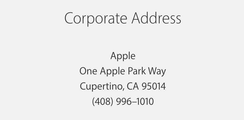 米apple 本社住所を Infinite Loop から Apple Park に変更 気になる 記になる