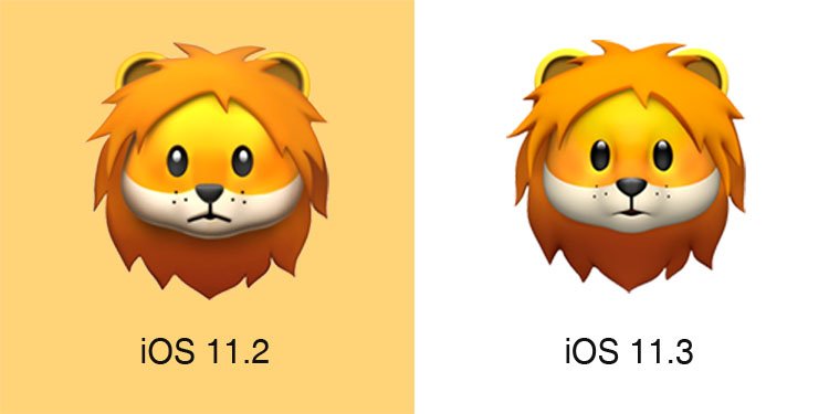 ｢iOS 11.3｣、アニ文字の追加と共に絵文字のデザインも一部修正