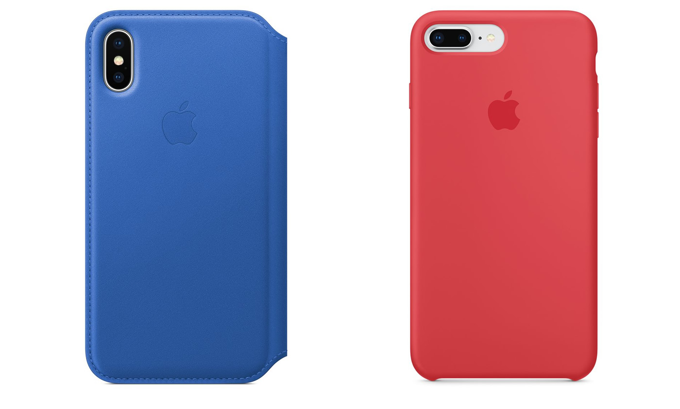 Apple、｢iPhone X｣と｢iPhone 7/8｣シリーズ向けの純正ケースに新しいカラーモデルを追加