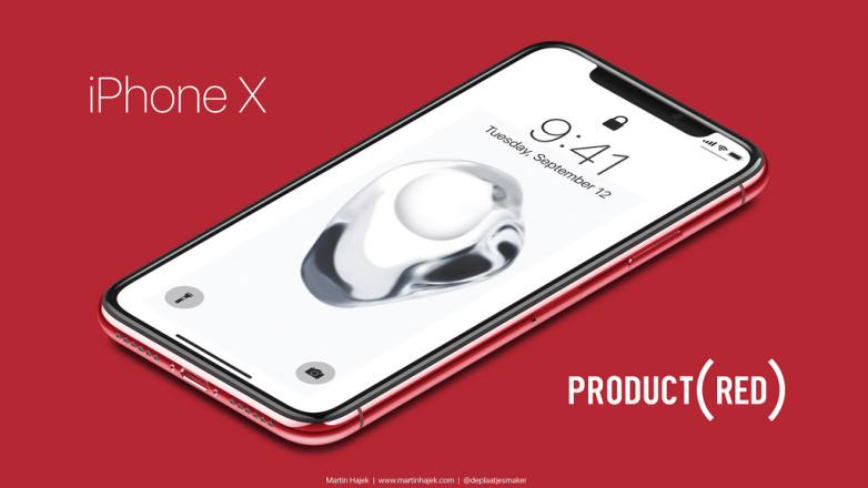 ｢iPhone X｣や｢iPhone 8/8 Plus｣に｢(PRODUCT) RED｣モデル投入との噂