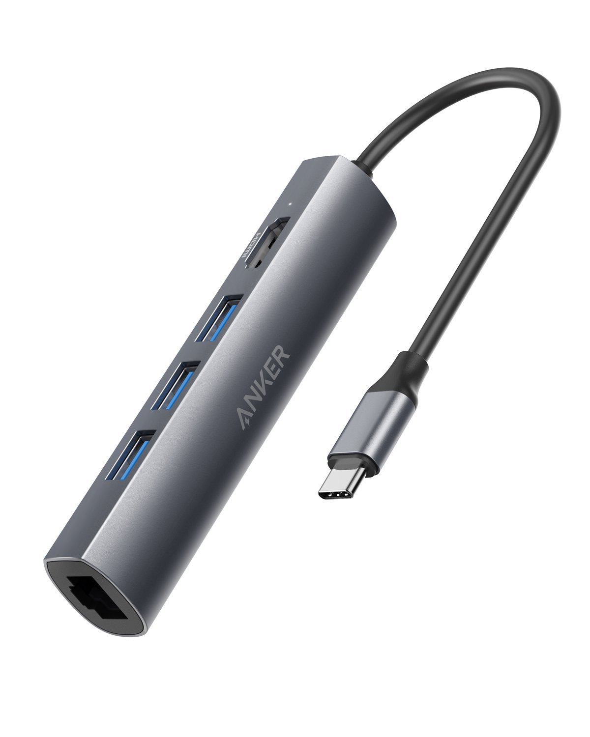 Anker、USB3.0/HDMI/イーサネットポートを備えた｢Anker 5-in-1 プレミアム USB-Cハブ｣を販売開始