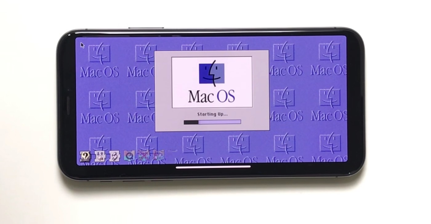 【動画】｢iPhone X｣と｢iPad Air 2｣上で｢Mac OS 8｣を動作させる映像