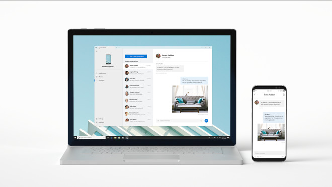 Microsoft、iOS/Android端末をPCにミラーリング出来る新アプリ｢Your Phone｣を発表