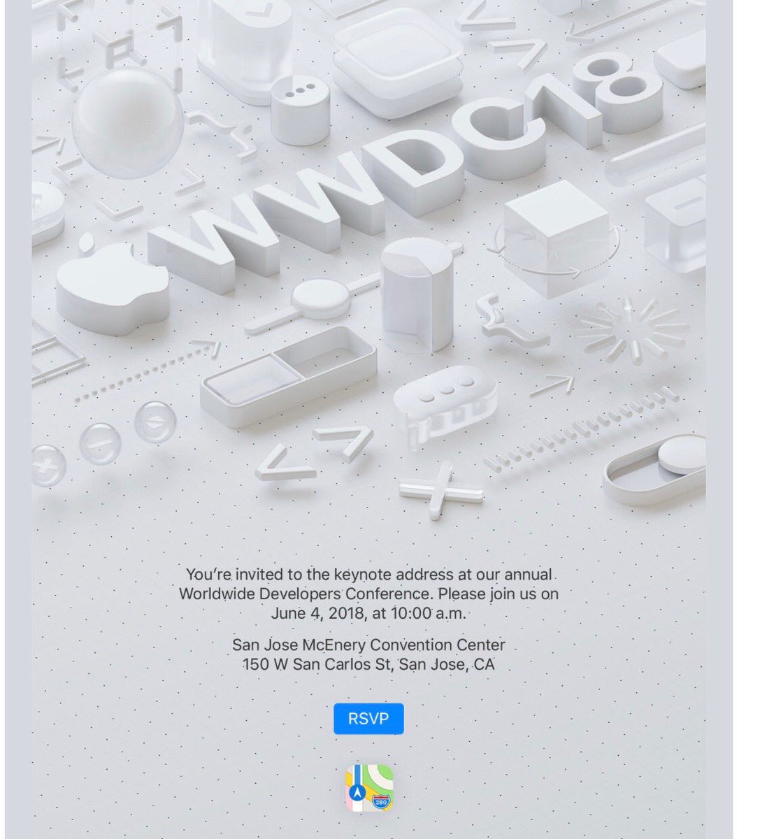 米Apple、｢WWDC 18｣の基調講演を日本時間6月5日午前2時より開催へ