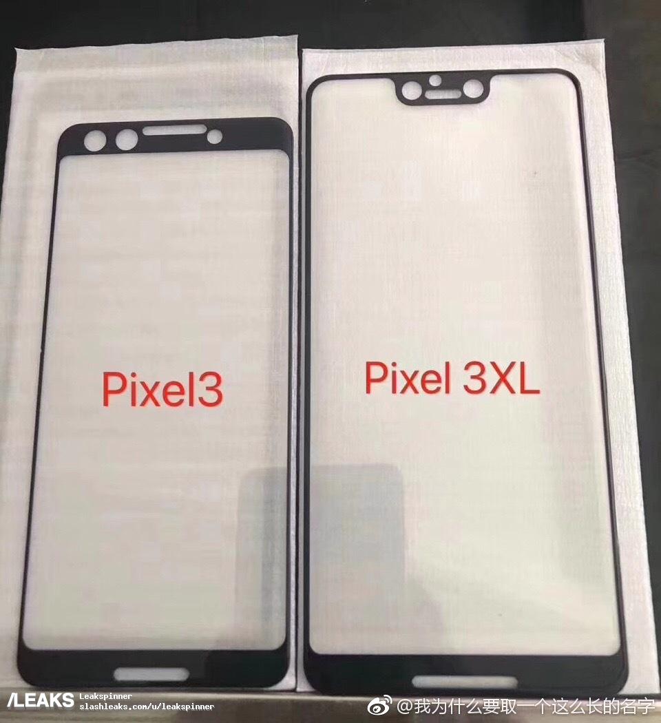 Googleの新型スマホ｢Pixel 3｣と｢Pixel 3 XL｣の前面のデザインが明らかに??
