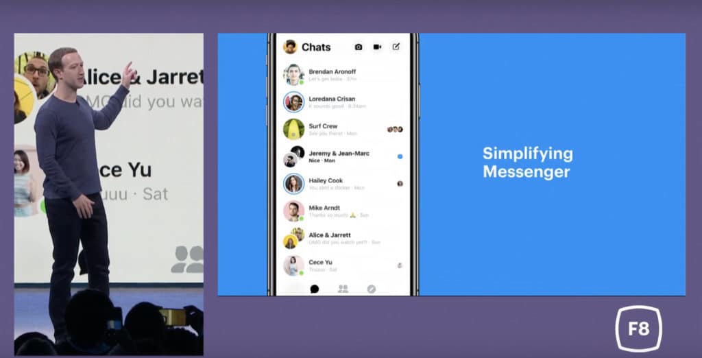 Facebook、｢Messenger｣アプリのユーザーインターフェイスを刷新へ