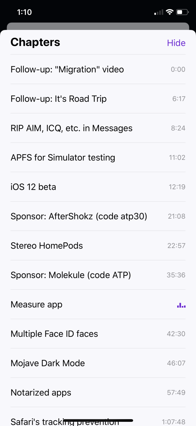 ｢iOS 12 beta 2｣での変更点
