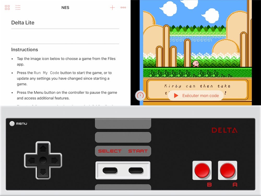 iPad用アプリ｢Swift Playgrounds｣上で利用可能なファミコンエミュレーター｢Delta Lite｣が登場