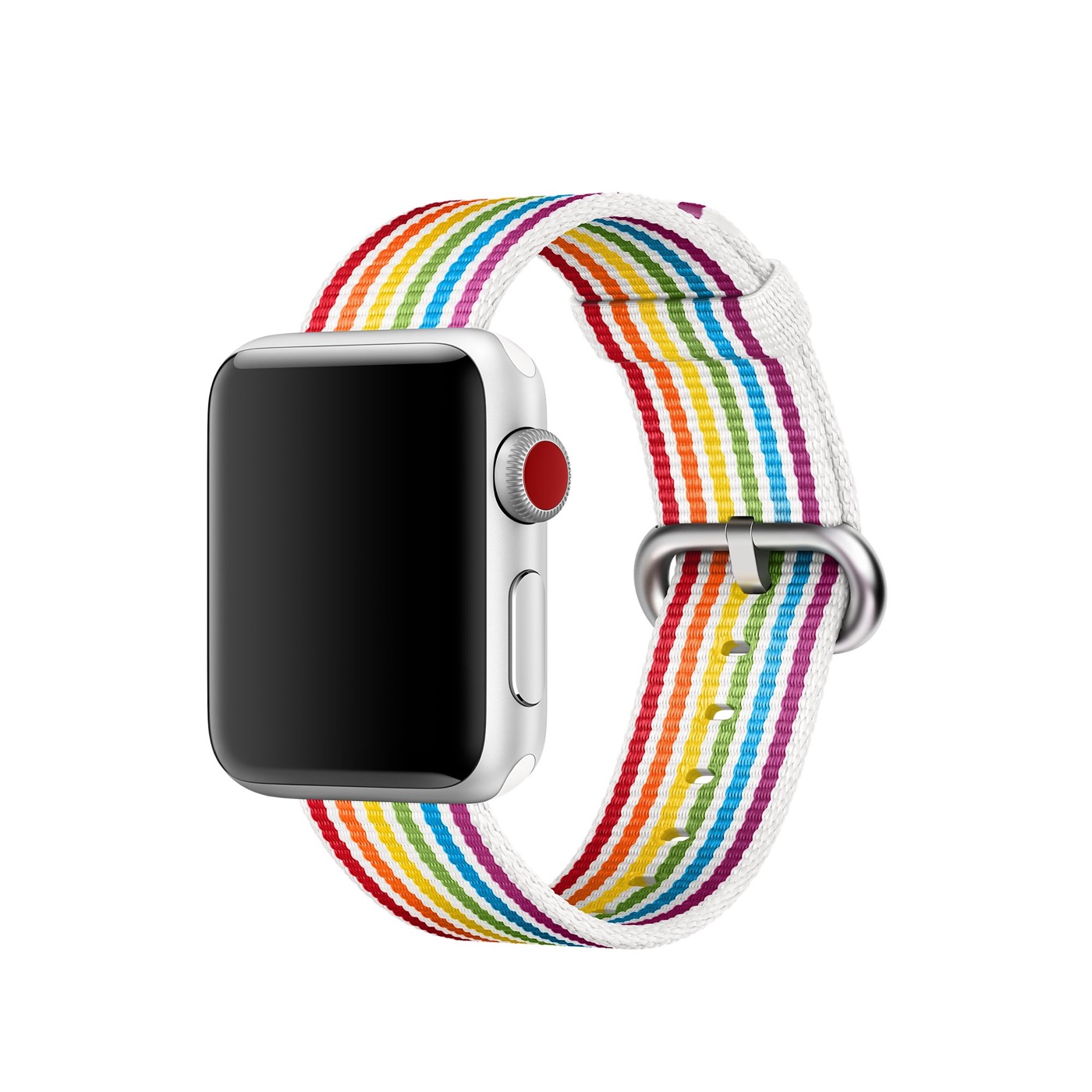 Apple、｢Apple Watch｣向けの新しいバンド｢プライドエディションウーブンナイロン｣を販売開始