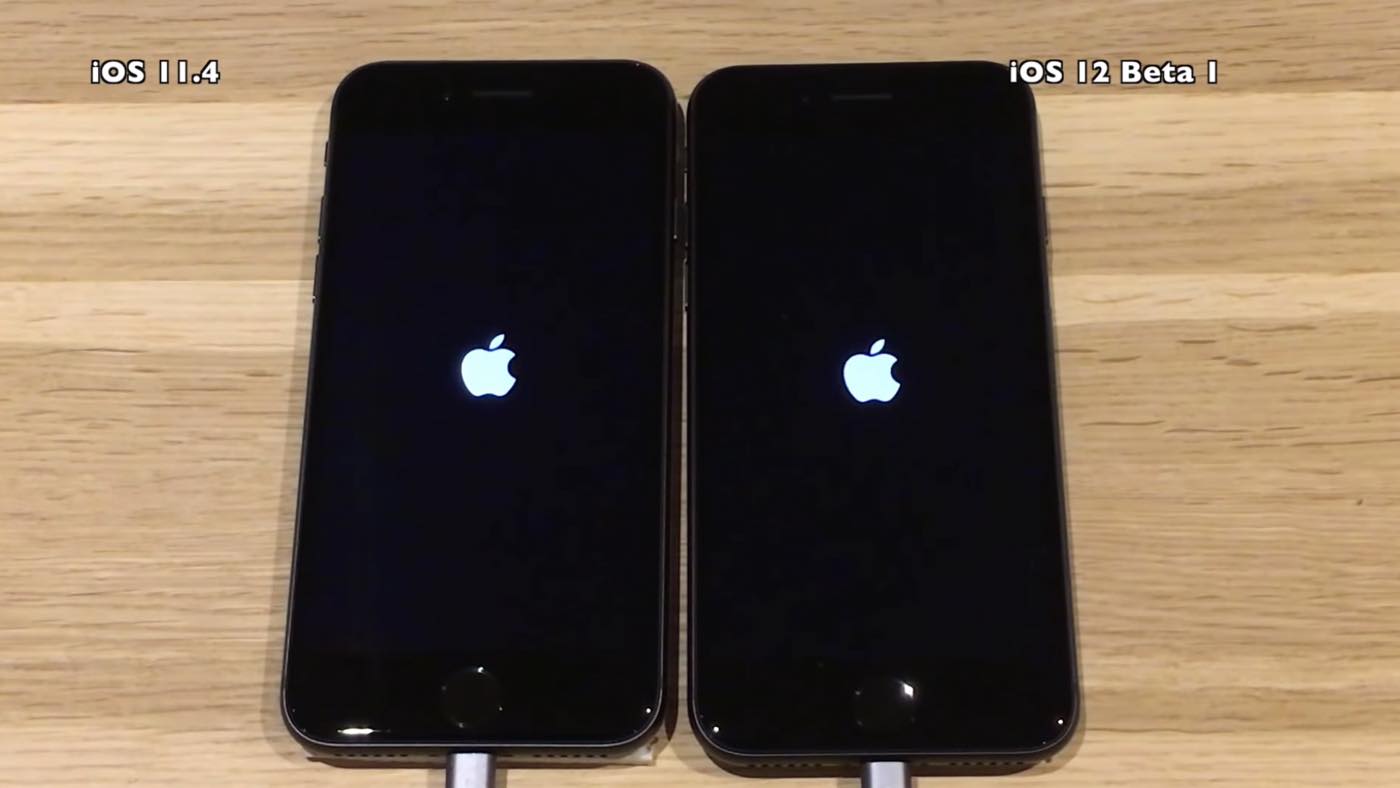 歴代iPhoneでの｢iOS 12 beta 1｣と｢iOS 11.4｣の動作比較テスト映像