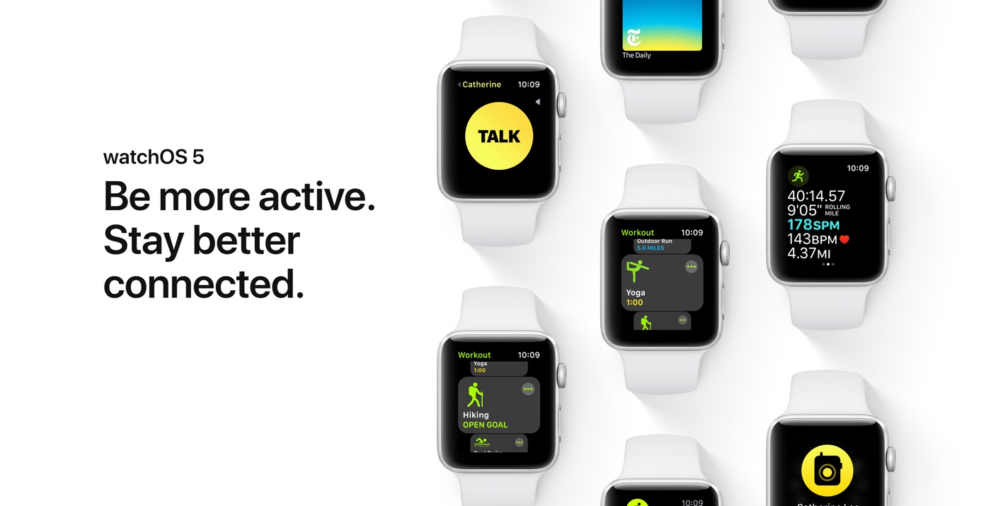 Apple、｢watchOS 5 beta 1｣の配信を再開 − アップデート時の問題を修正