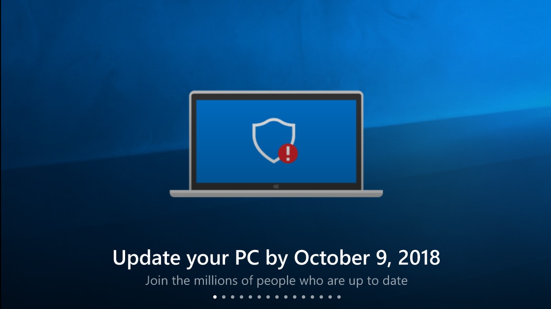 MS、古い｢Windows 10｣を利用するユーザーに対しOSのアップデートを促すバナーを表示開始