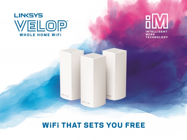 ベルキン傘下のLinksys、WiFiメッシュシステム｢VELOP｣を国内で販売開始