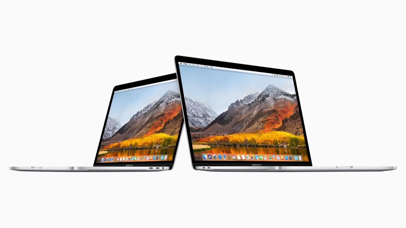 MacBook Pro (2018)｣と前モデルとのベンチマークスコア比較 − 13/15 