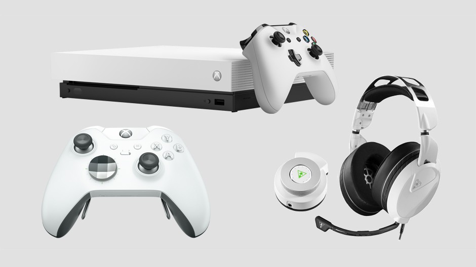 米Microsoft、｢Xbox One X｣と｢Xbox Elite ワイヤレス コントローラー｣のホワイトモデルを発表