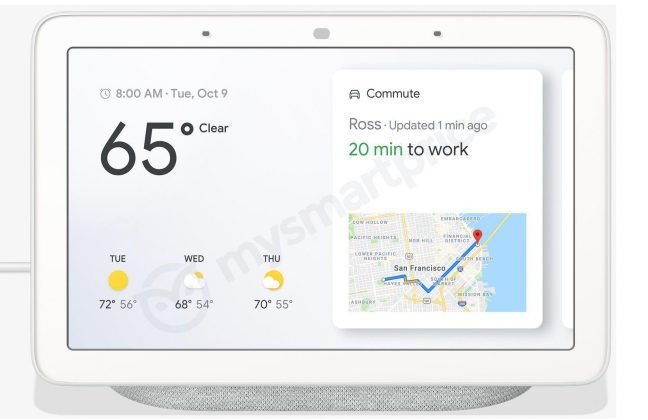 Googleのスマートディスプレイ｢Google Home Hub｣の画像や仕様が流出