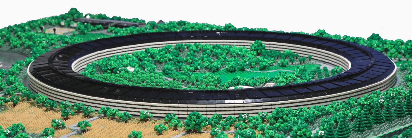 85,000個のレゴブロックで作られた｢Apple Park｣ － ジョブズシアターなど細部まで忠実に再現　