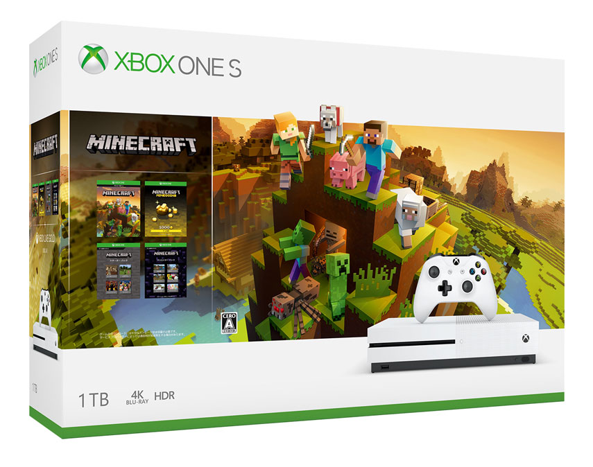 Microsoft、Xbox One版｢Minecraft スターターコレクション｣や｢Xbox One S 1TB (Minecraft マスターコレクション同梱版)｣などを10月23日に発売へ
