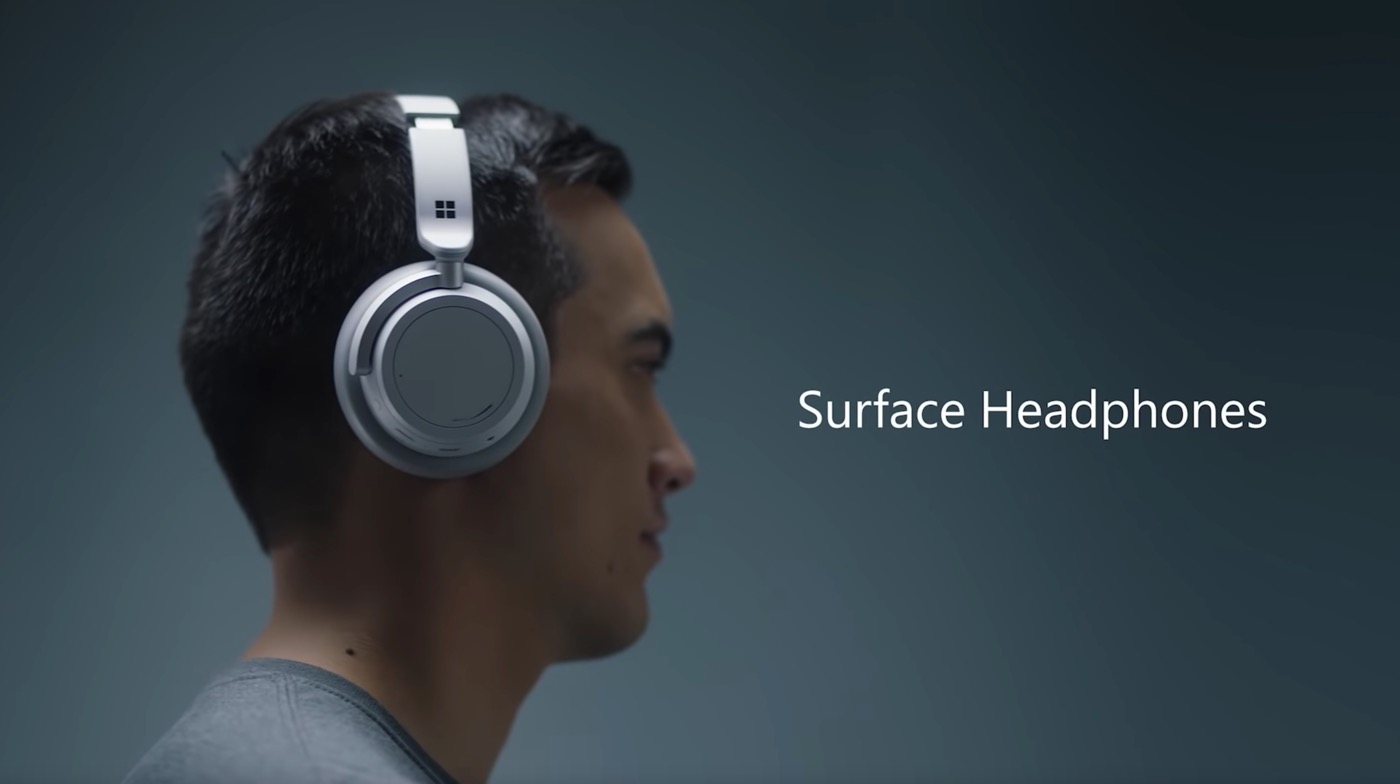 Microsoft、ノイズキャンセリング機能を搭載したワイヤレスヘッドフォン｢Surface Headphones｣を発表