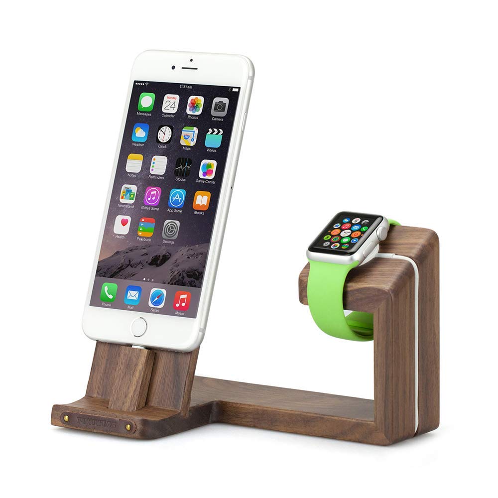 フォーカルポイント、iPhoneとApple Watchを同時に充電可能なウッド素材の充電スタンド｢TREE｣を発売