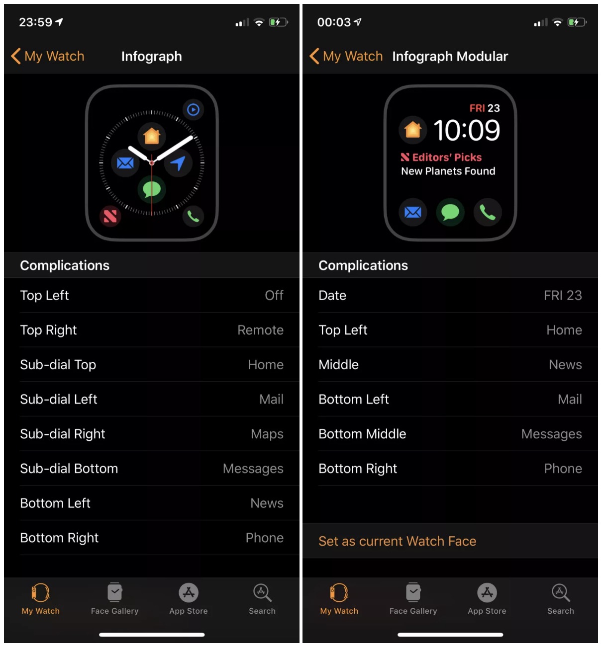 ｢Apple Watch Series 4｣、｢watchOS｣の次期アップデートで新たに7つの純正アプリのコンプリケーションが利用可能に