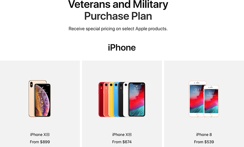 Apple、米国で退役軍人を含む米軍従事者向けのストアを開設 − 約10％オフで各種製品を提供
