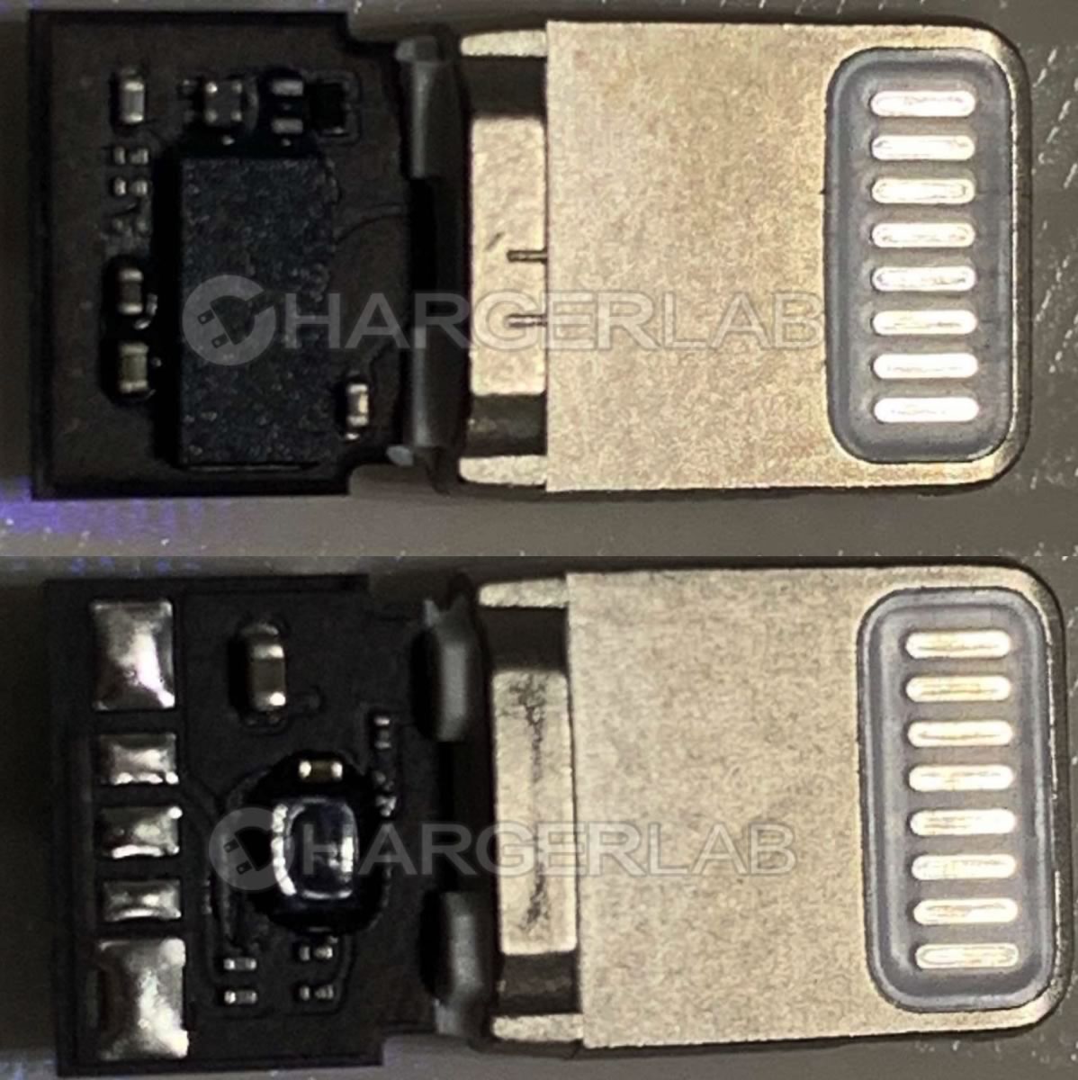 サードパーティ製｢USB-C – Lightning ケーブル｣に搭載されるC94コネクタの写真 ｰ 来年早々に販売開始か