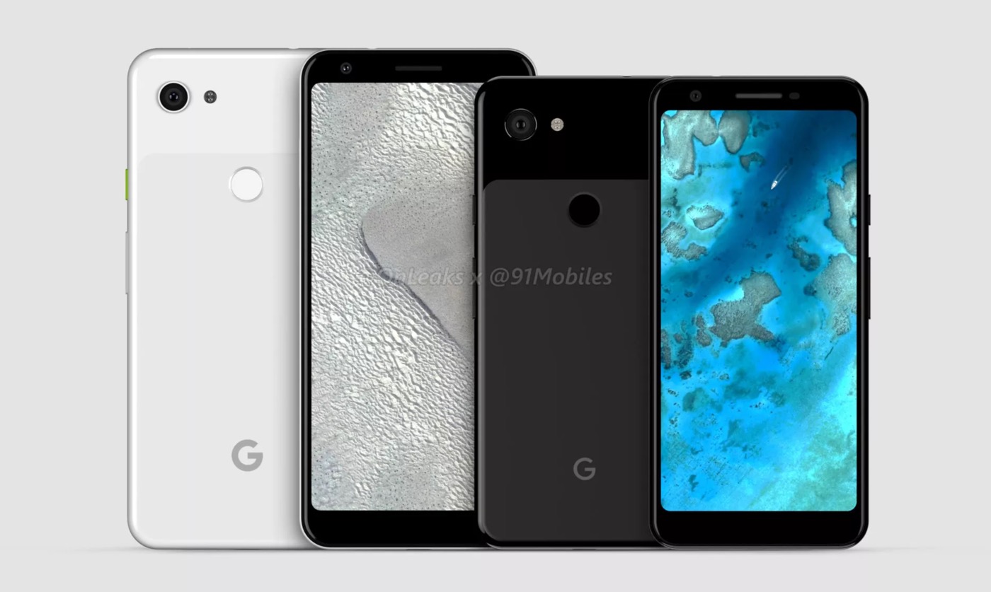 Googleの｢Pixel 3 Lite｣と｢Pixel 3 Lite XL｣のレンダリング画像