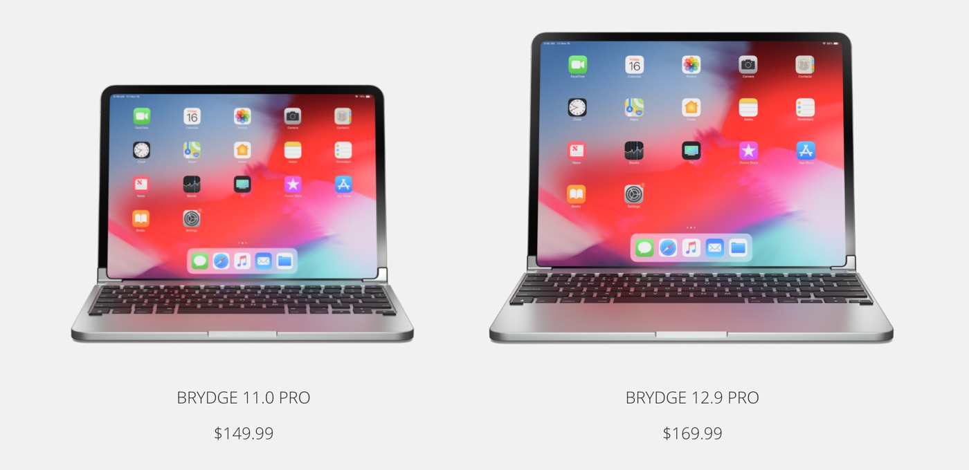 ｢iPad Pro｣を｢MacBook｣風にするキーボード｢Brydge｣、2018年モデル対応版の予約受付開始