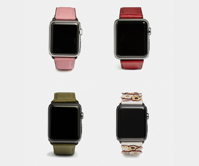 COACH、｢Apple Watch｣用バンドに4つの新しいカラーモデルを追加
