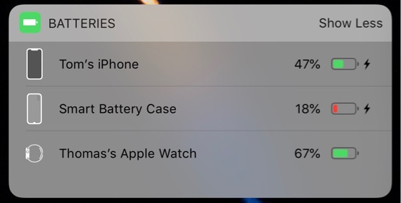 iPhone XS用｢Smart Battery Case｣のアイコンが｢iOS 12.1.2｣からも見つかる