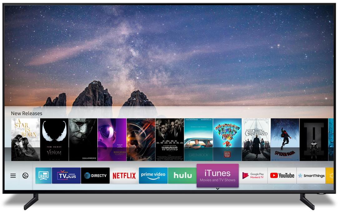 SamsungのスマートTVで｢iTunes｣アプリと｢AirPlay 2｣が利用可能に