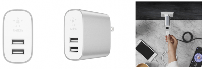 ベルキン、2台のデバイスを同時に高速充電可能な｢BOOST↑CHARGE USB充電器（2口/24W）｣を明日に発売へ